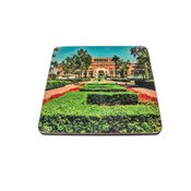 USC Doheny Library Wooden Coaster